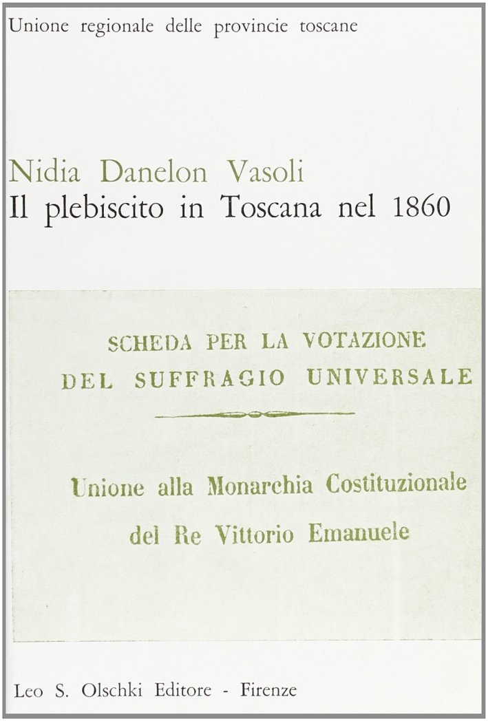Il plebiscito in Toscana nel 1860 | Immagine principale