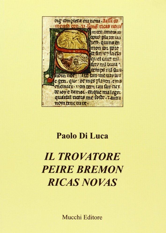 Il trovatore Peire Bremon Ricas Novas | Immagine principale