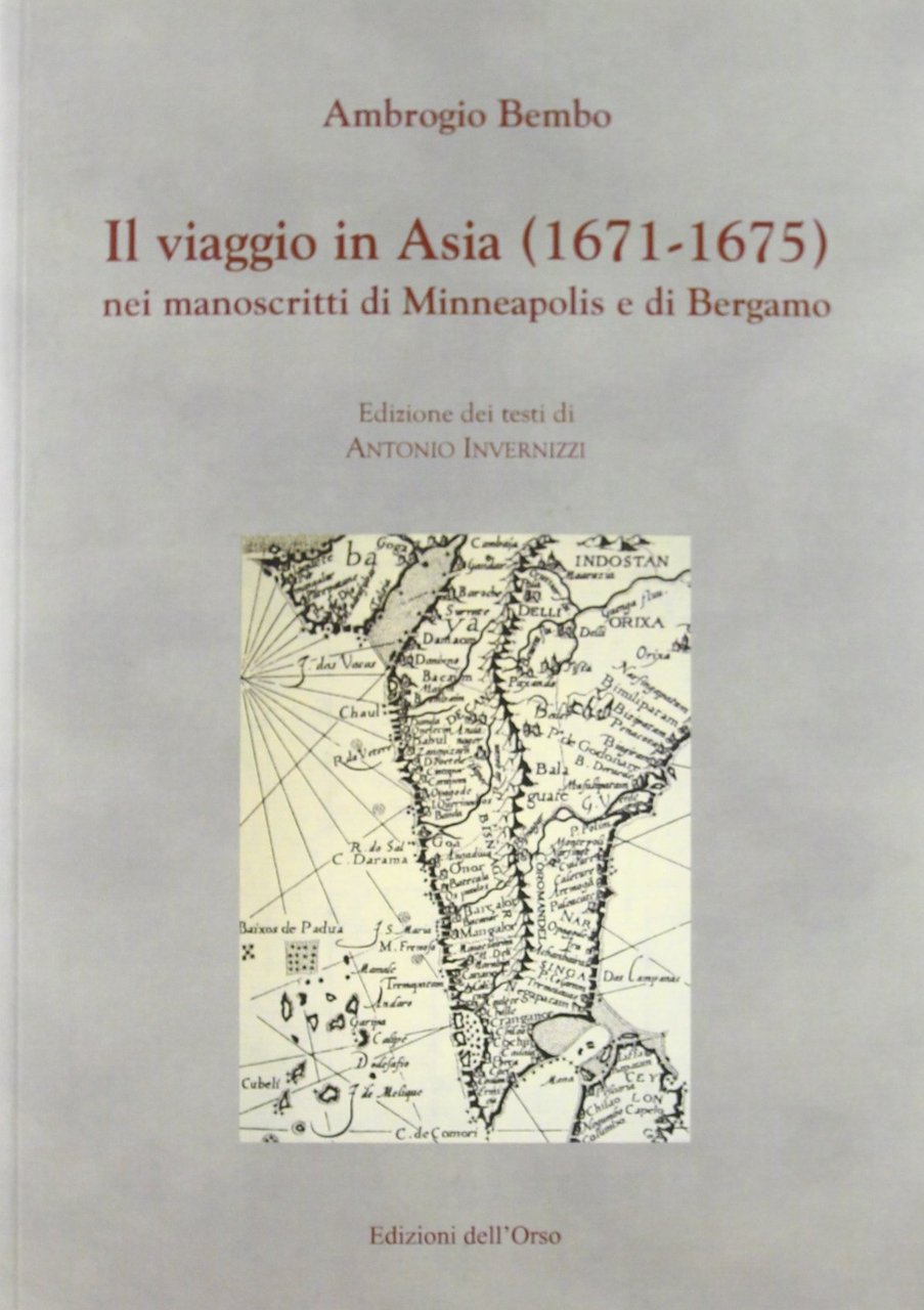 Il viaggio in Asia (1671-1675) nei manoscritti di Minneapolis e …
