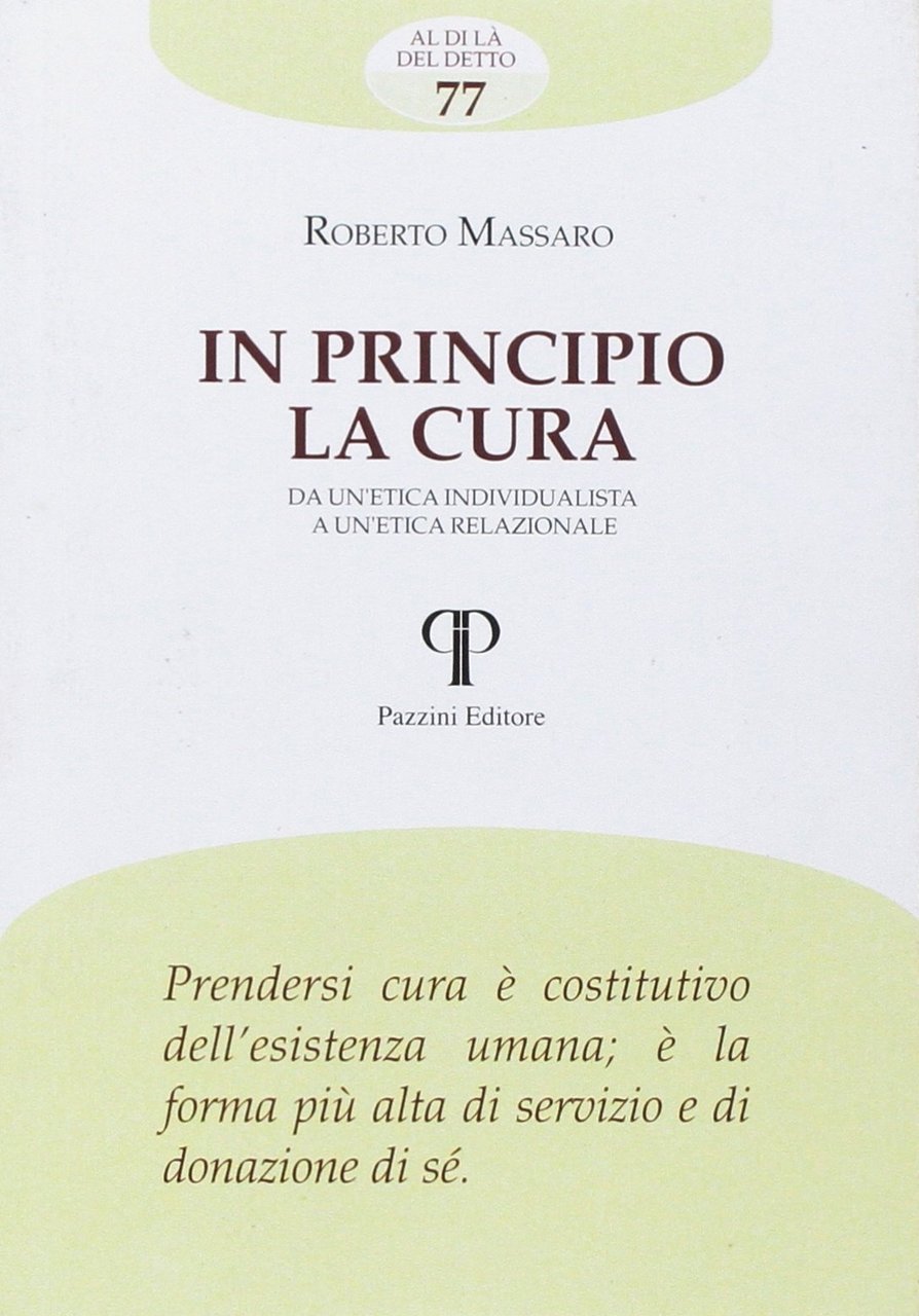 In principio la cura, Villa Verrucchio, Pazzini Editore, 2018
