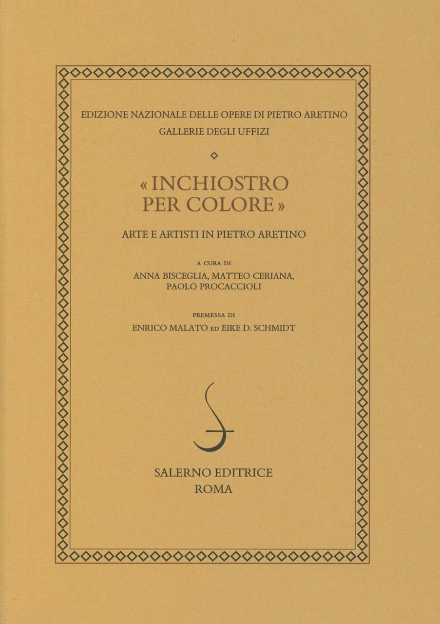 "Inchiostro per colore". Arte e artisti in Pietro Aretino. | Immagine principale