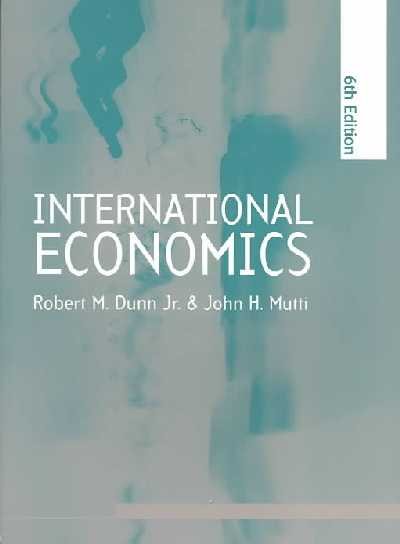 International Economics, Oxford, Routledge, 2003 | Immagine principale