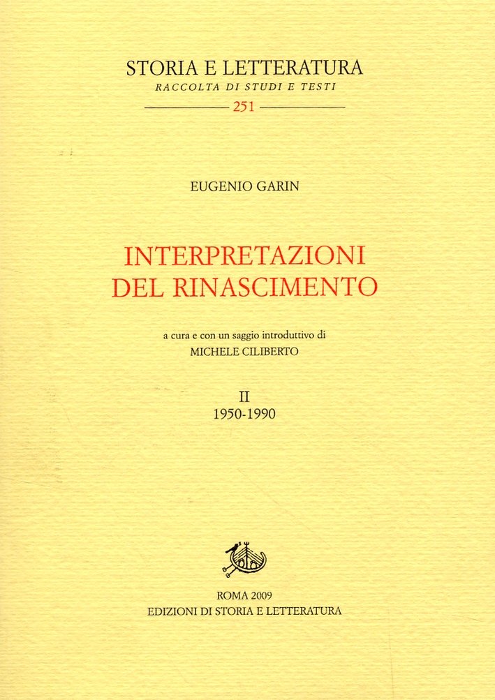 Interpretazioni del Rinascimento. II. 1950-1990 | Immagine principale