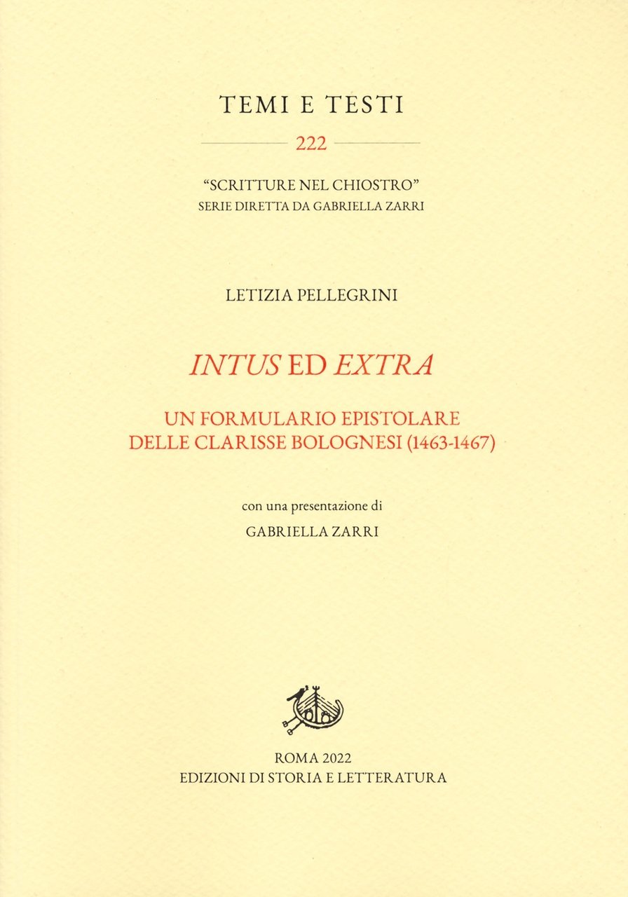 Intus ed extra. Il formulario epistolare | Immagine principale