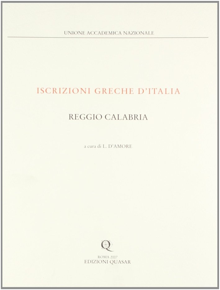 Iscrizioni greche d'Italia - Reggio Calabria