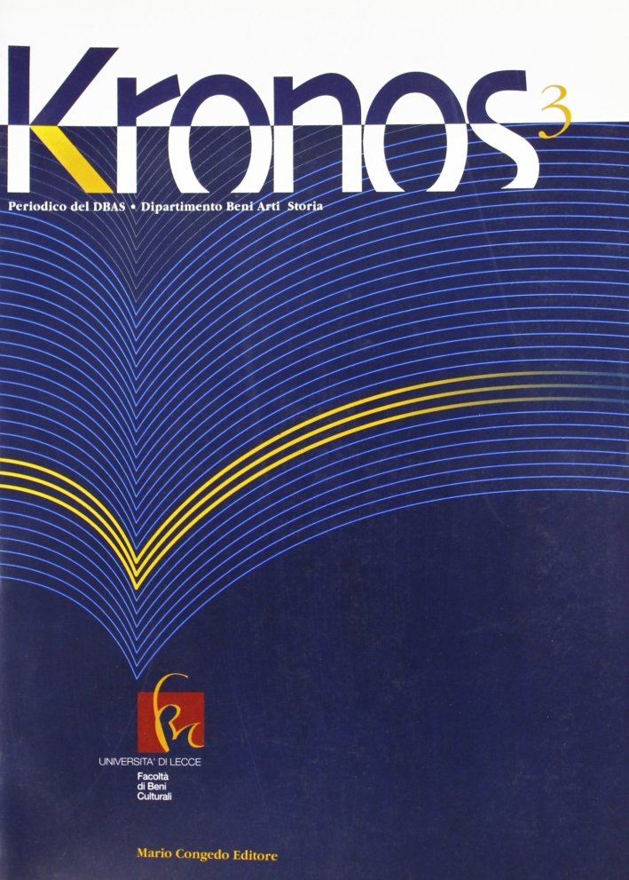 Kronos. 3/2001, Galatina, Congedo Editore, 2001
