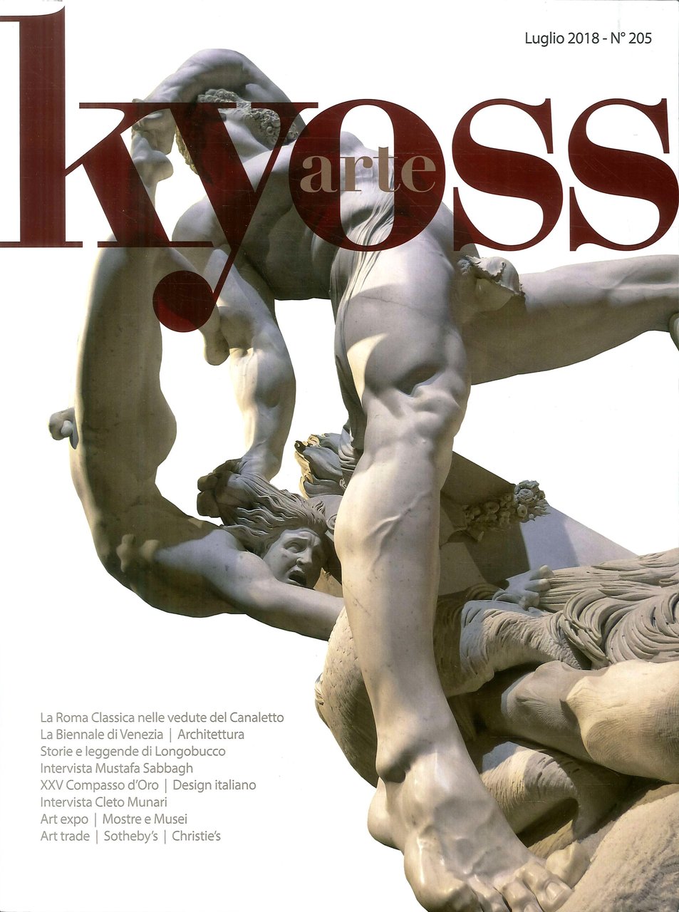 Kyoss Arte. Luglio 2018. N. 205. La Roma Classica nelle … | Immagine principale