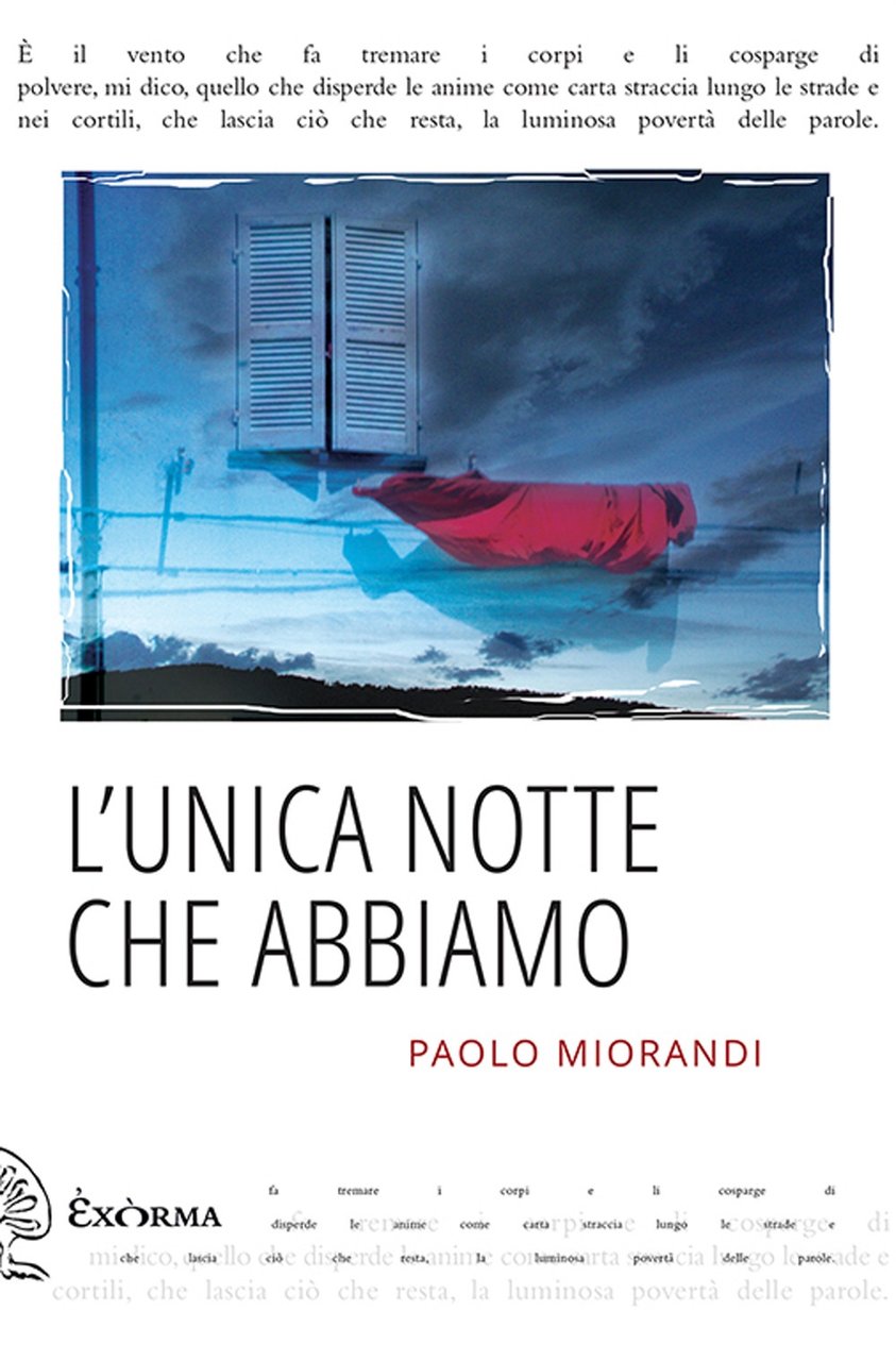L'unica notte che abbiamo, Roma, Exorma Libri, 2020 | Immagine principale