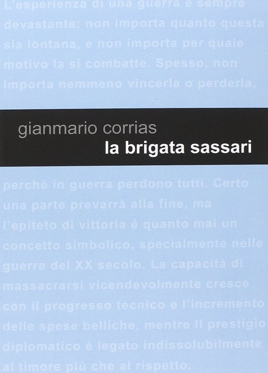 La Brigata Sassari. Genesi di un mito