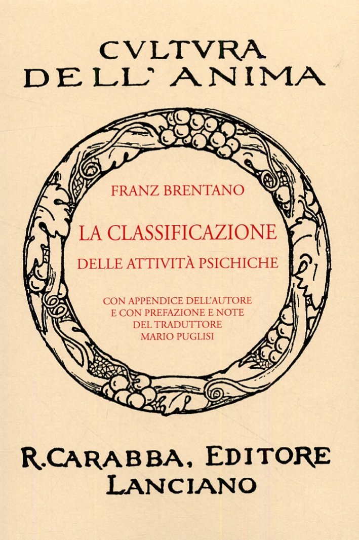 La classificazione delle attività psichiche