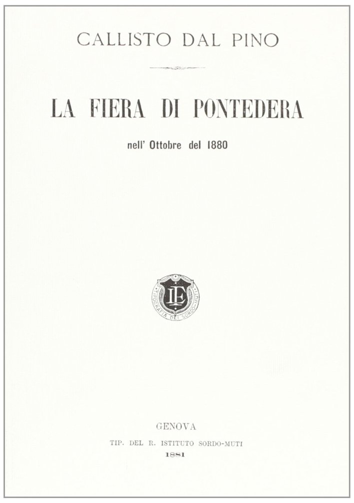 La fiera di Pontedera. Nell'ottobre del 1980, Pontedera, Bandecchi & …