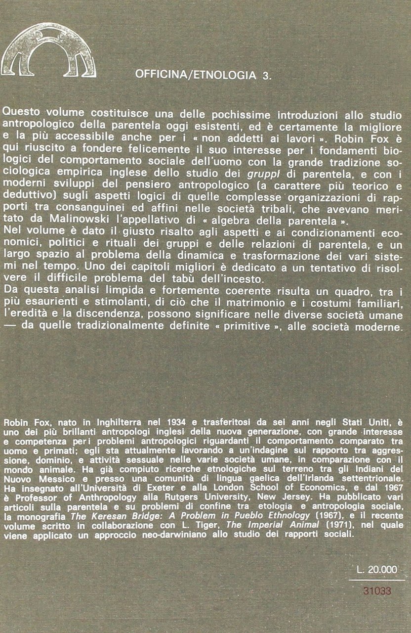 La parentela e il matrimonio. Sistemi di consanguineità e di …