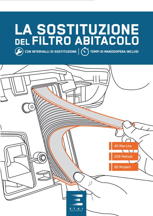 La sostituzione del filtro abitacolo. Con intervalli di sostituzione e tempi di manodopera inclusi, Basaldella di Campoformido, Autronica, 2017