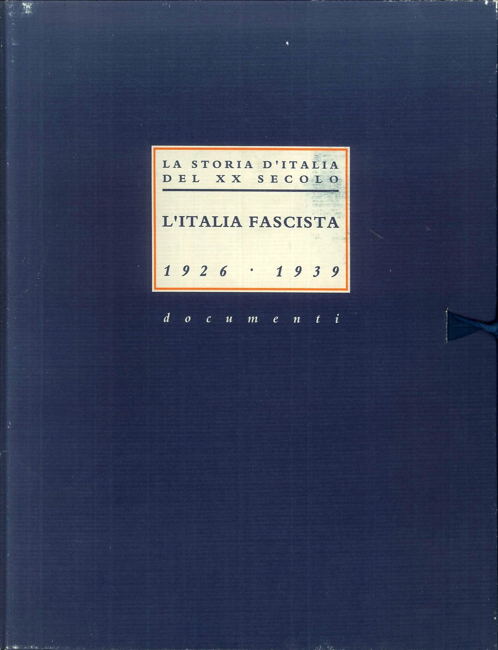 La storia d'Italia del XX secolo. L'italia fascista (1926-1939) documenti. … | Immagine principale