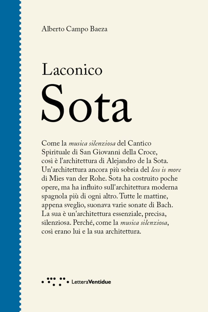 Laconico Sota, Siracusa, LetteraVentidue Edizioni, 2017