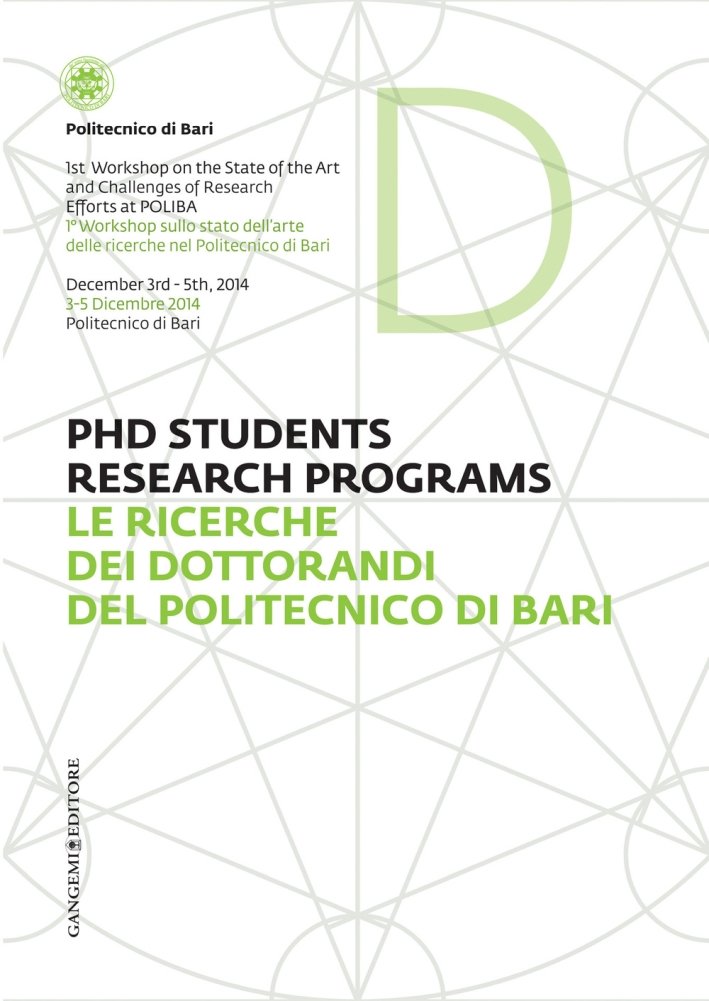 Le Ricerche dei Dottorandi del Politecnico di Bari D- Phd …