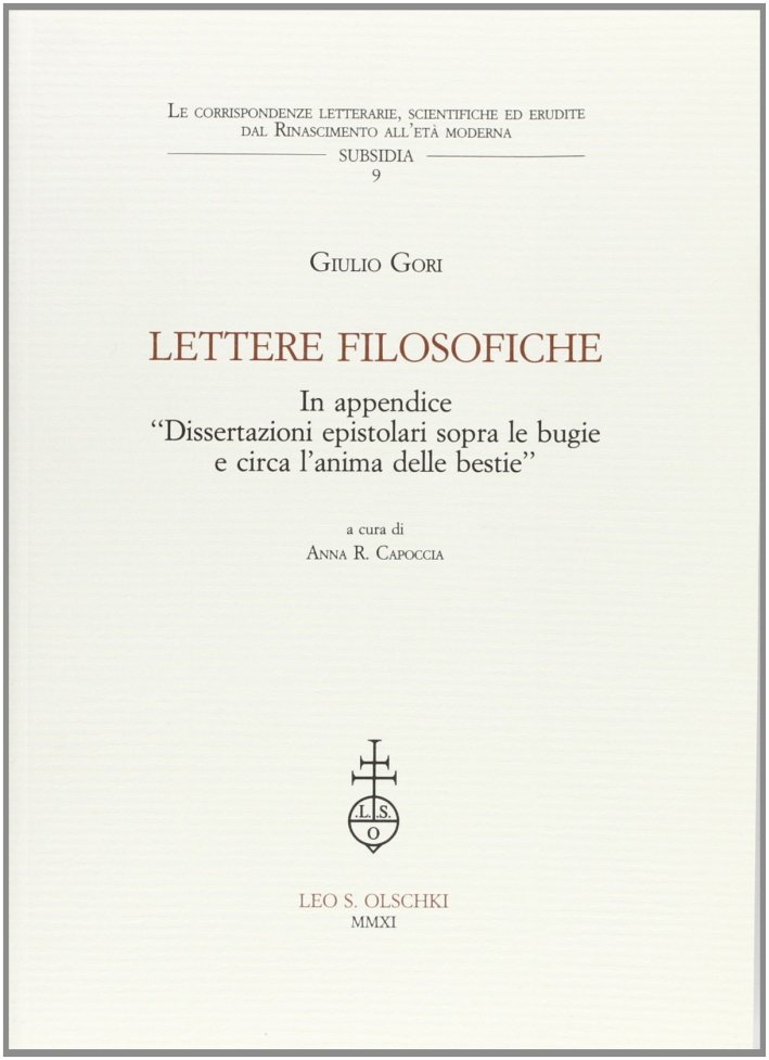 Lettere filosofiche. In Appendice dissertazioni epistolari sopra le bugie e … | Immagine principale