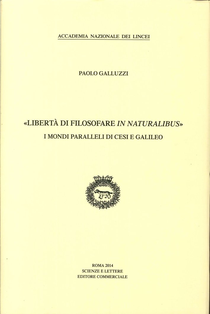 Libertà di filosofare in Naturalibus. I mondi paralleli di Cesi … | Immagine principale