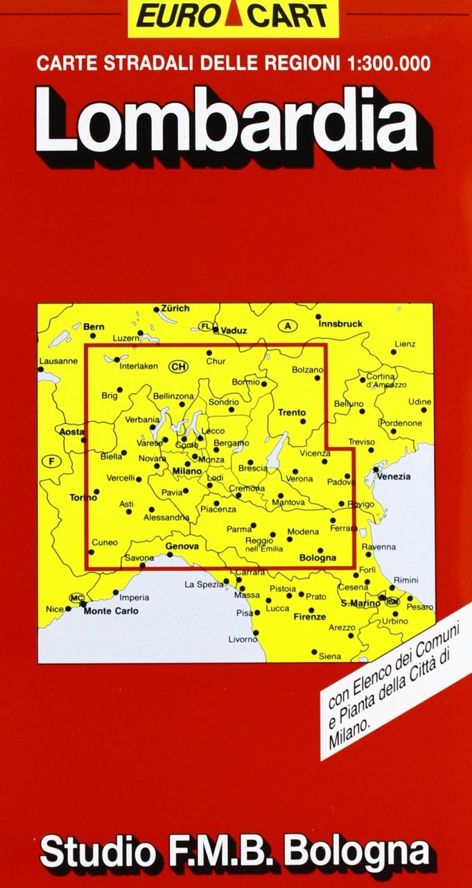 Lombardia 1:300.000, Rastignano, Studio FMB Bologna, 1993 | Immagine principale