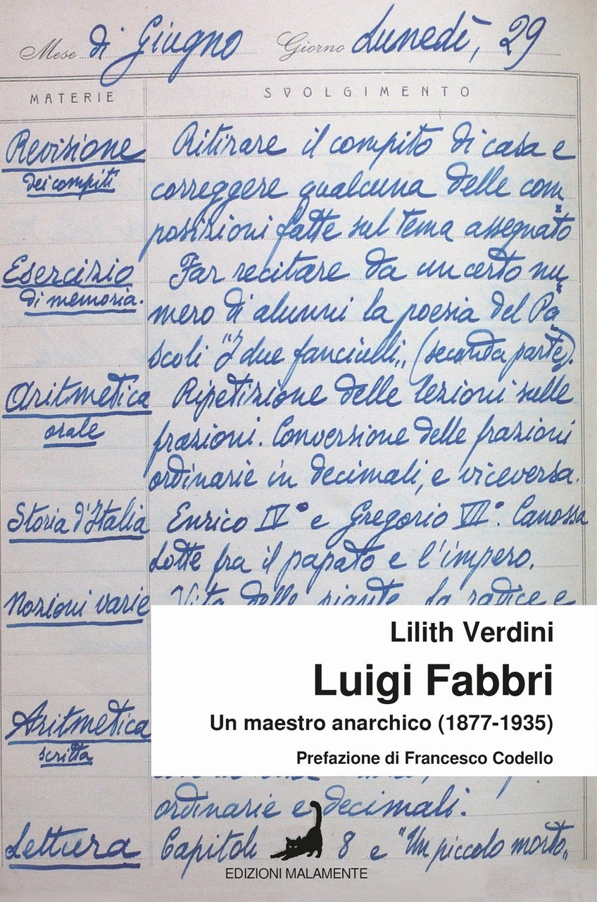 Luigi Fabbri. Un maestro anarchico (1877-1935) | Immagine principale