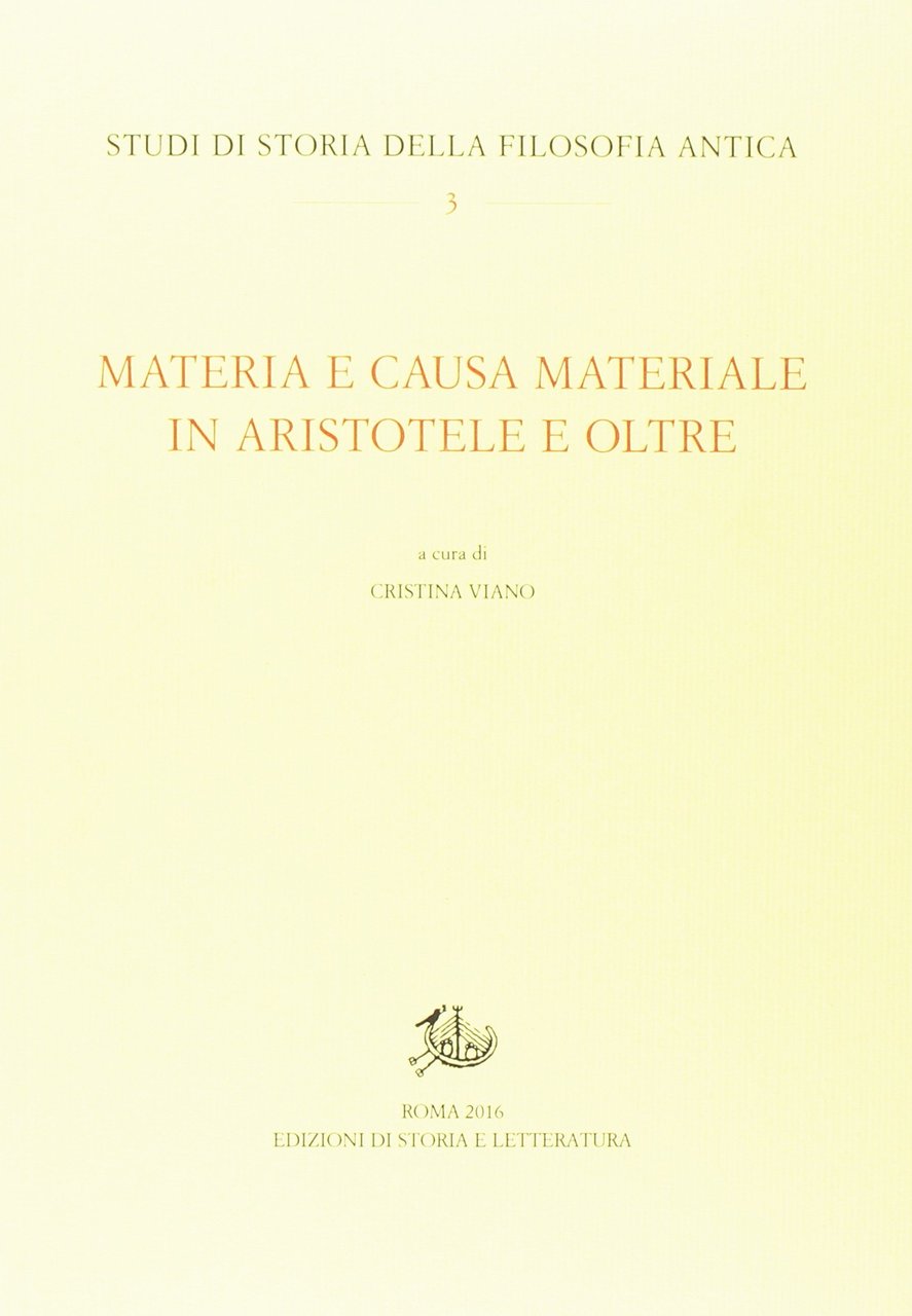 Materia e causa materiale in Aristotele e oltre | Immagine principale