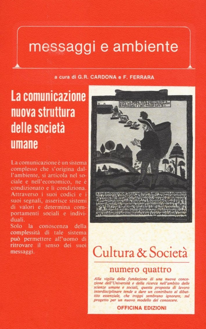 Messaggi e ambiente, Roma, Officina Edizioni, 1977