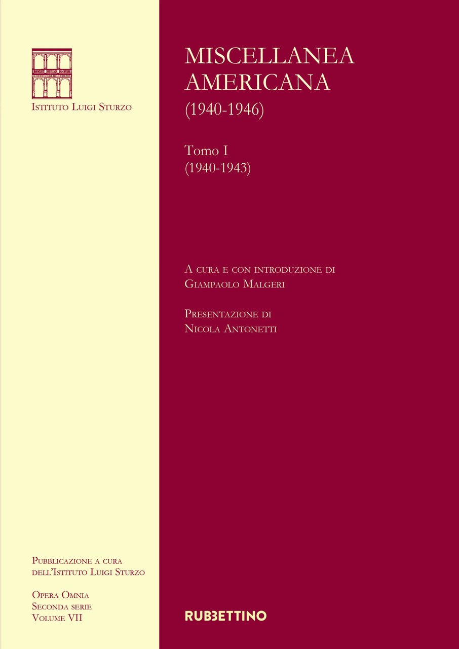 Miscellanea americana (1940-1946) | Immagine principale