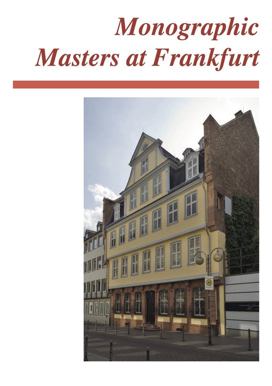 Monographic masters at Frankfurt., Palermo, Studio Byblos, 2018