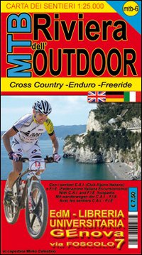 MTB-6 riviera dell'outdoor. Carte dei sentieri di Liguria per mountain … | Immagine principale