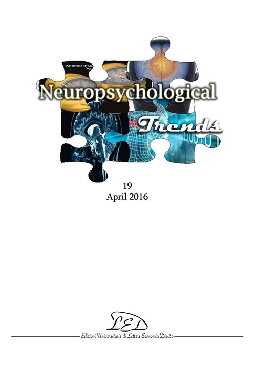 Neuropsychological Trends (2016). Vol. 19 | Immagine principale