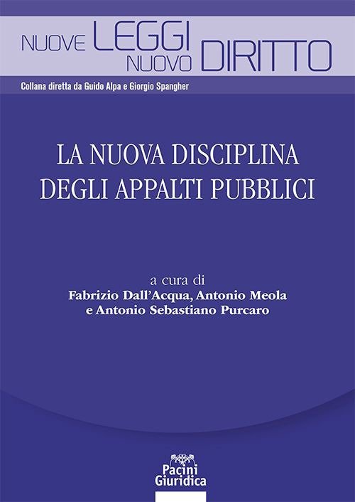 Nuova disciplina degli appalti pubblici, Ospedaletto, Pacini Editore - Giuridica, … | Immagine principale