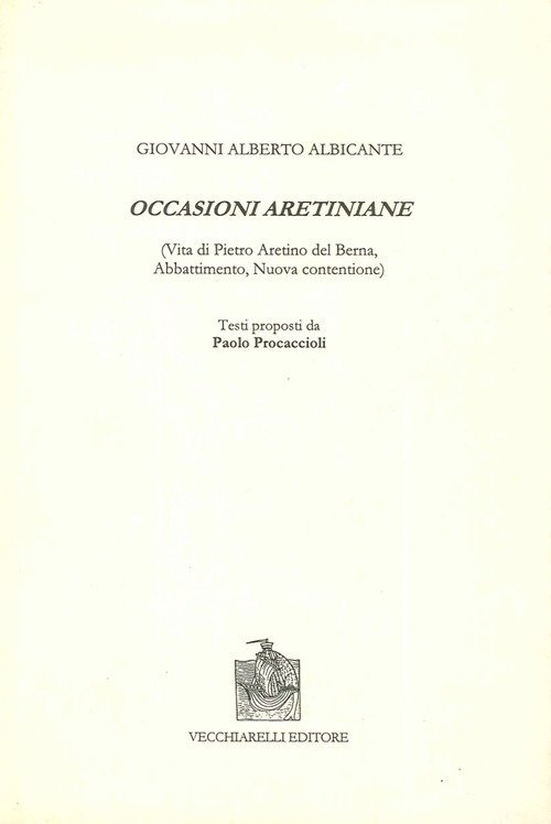 Occasioni aretiniane, Manziana, Vecchiarelli, 1999