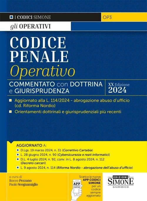 OP3 CODICE PENALE OPERATIVO.