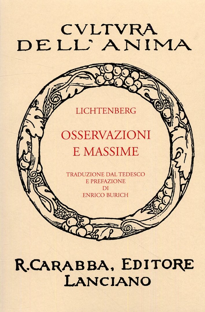 Osservazioni e massime | Immagine principale