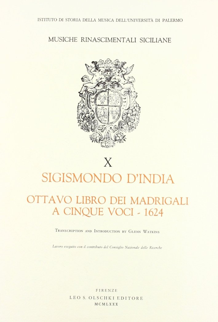 Ottavo libro dei madrigali a cinque voci 1624, Firenze, Casa … | Immagine principale