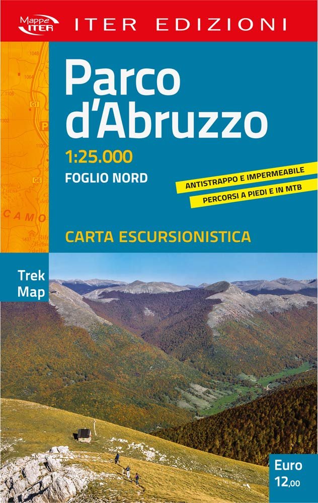 Parco d'Abruzzo. Carta escursionistica 1:25.000