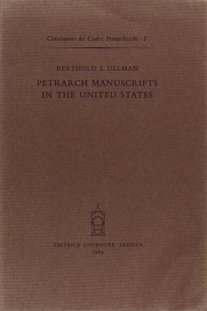 Petrarch manuscripts in the United States