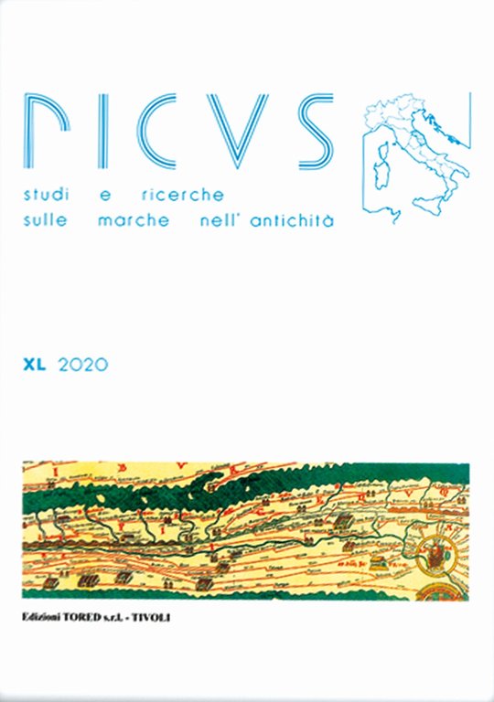 Picus. Studi e ricerche sulle Marche nell'antichità (2020). Vol. 40, Tivoli, Edizioni TORED, 2020