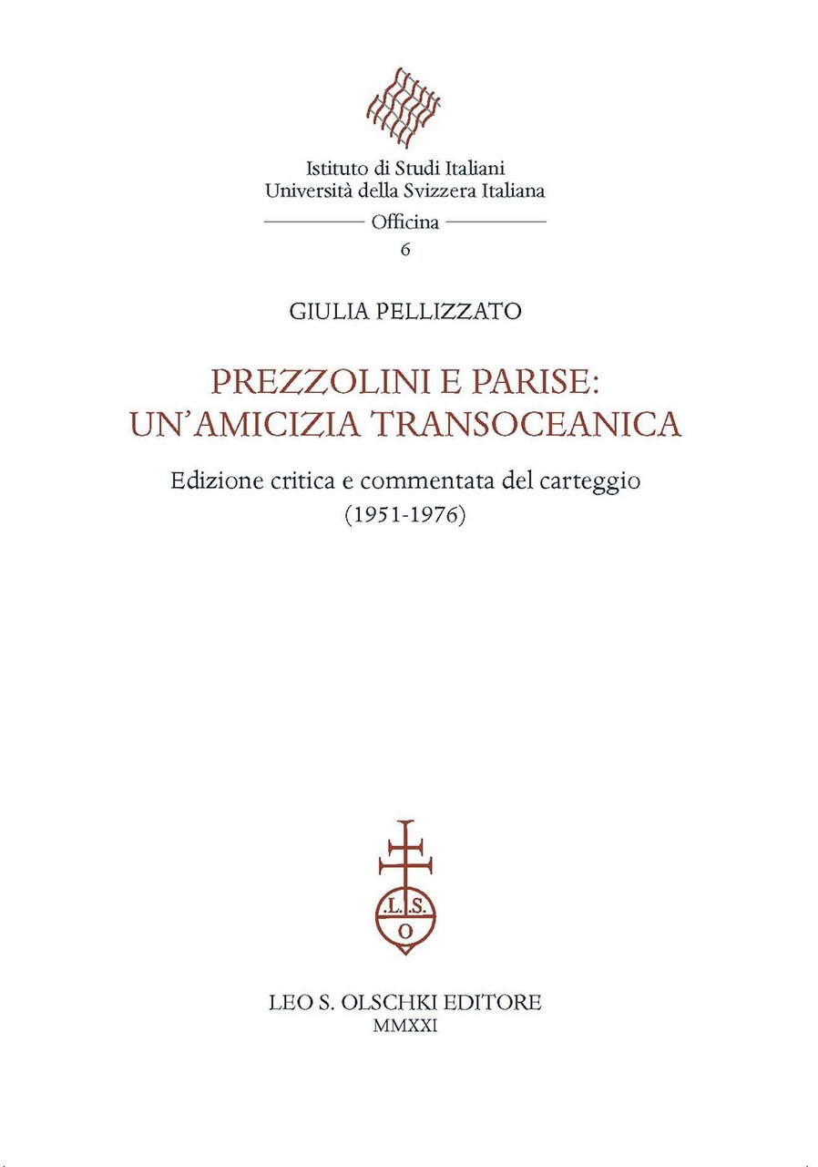 Prezzolini e Parise: un Amicizia Transoceanica. | Immagine principale