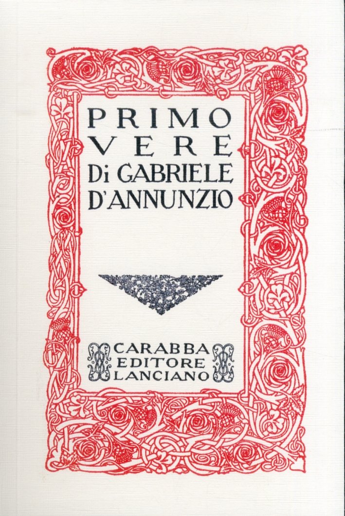 Primo vere. Gabriele d'annunzio