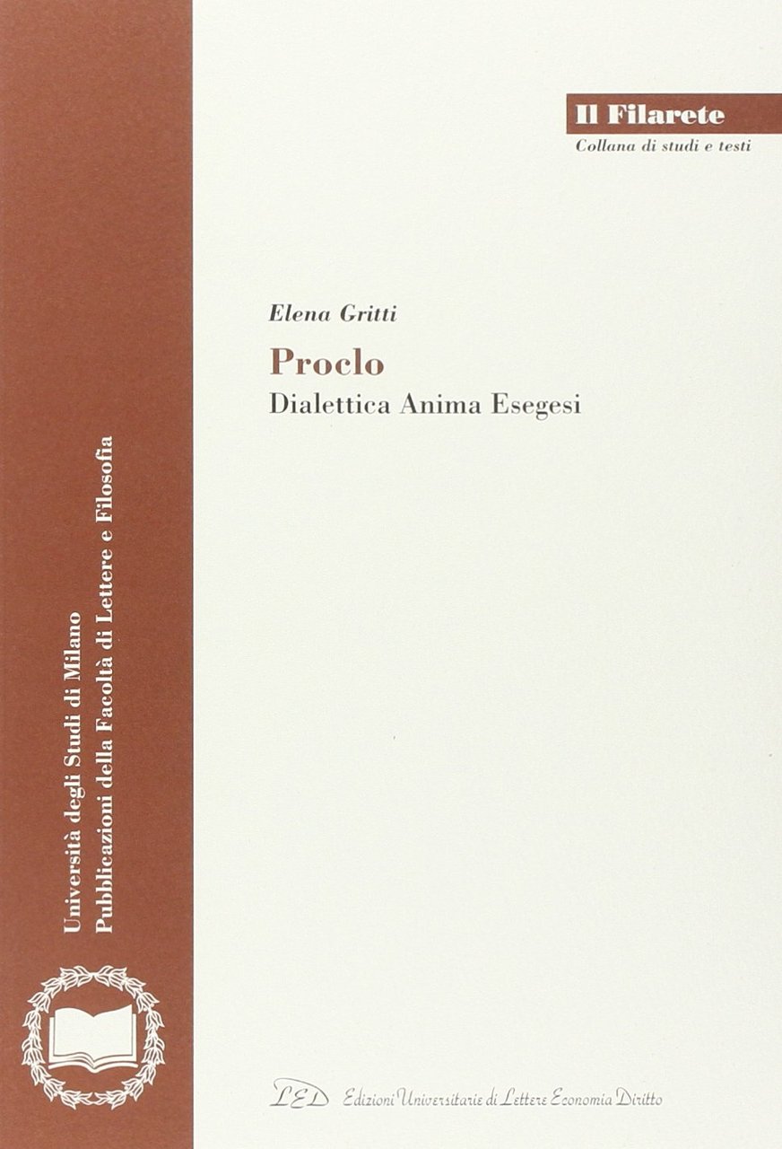 Proclo. Dialettica, anima, esegesi | Immagine principale