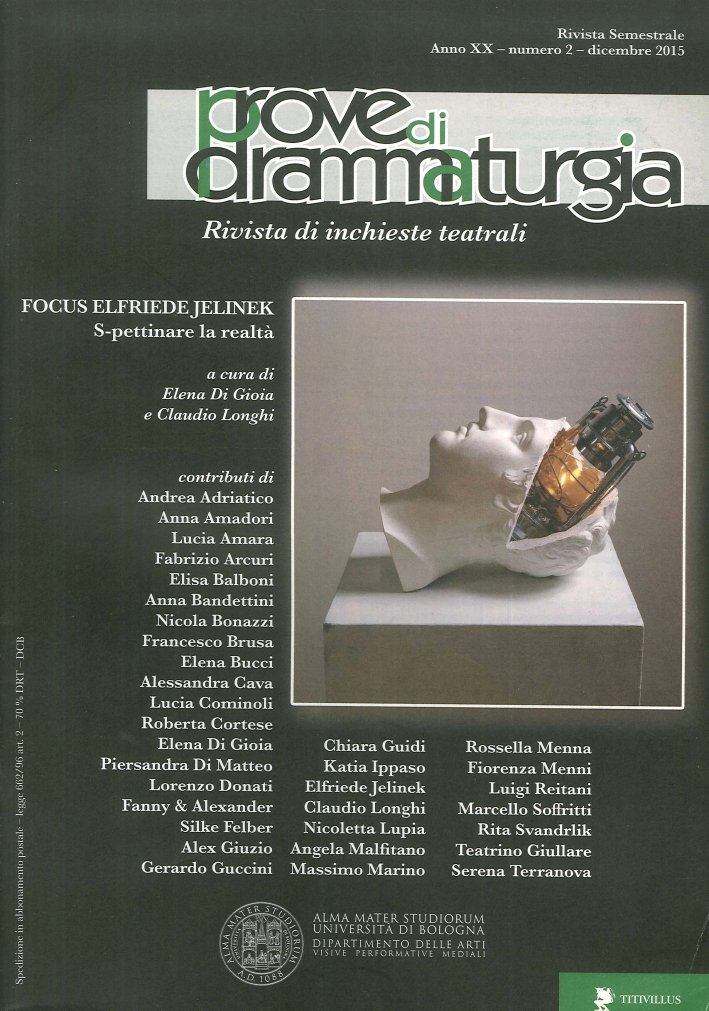 Prove di Drammaturgia. Anno XX. 2/2015, Corazzano San Miniato, Titivillus … | Immagine principale