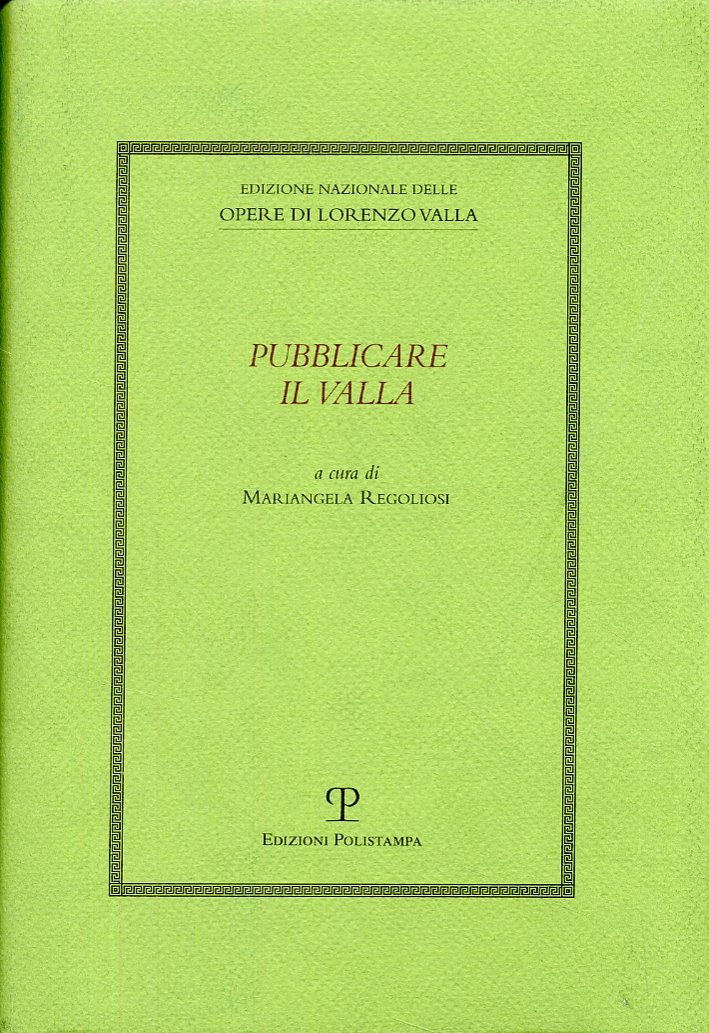 Pubblicare il Valla