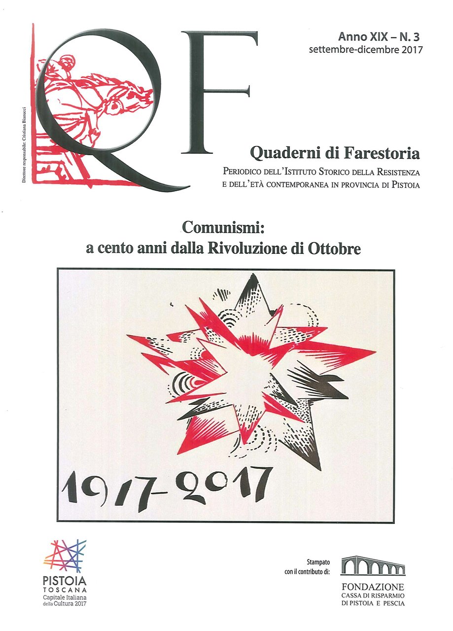 Quaderni di Farestoria (settembre-dicembre 2017). Anno XIX - n.3