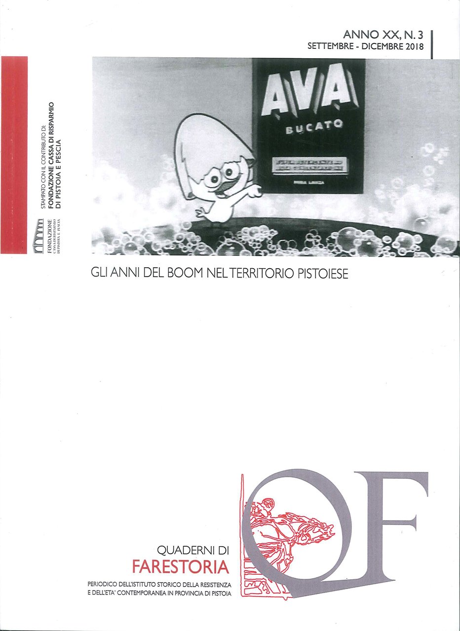 Quaderni di Farestoria (Settembre-Dicembre 2018). Anno XX - N.3 gli …