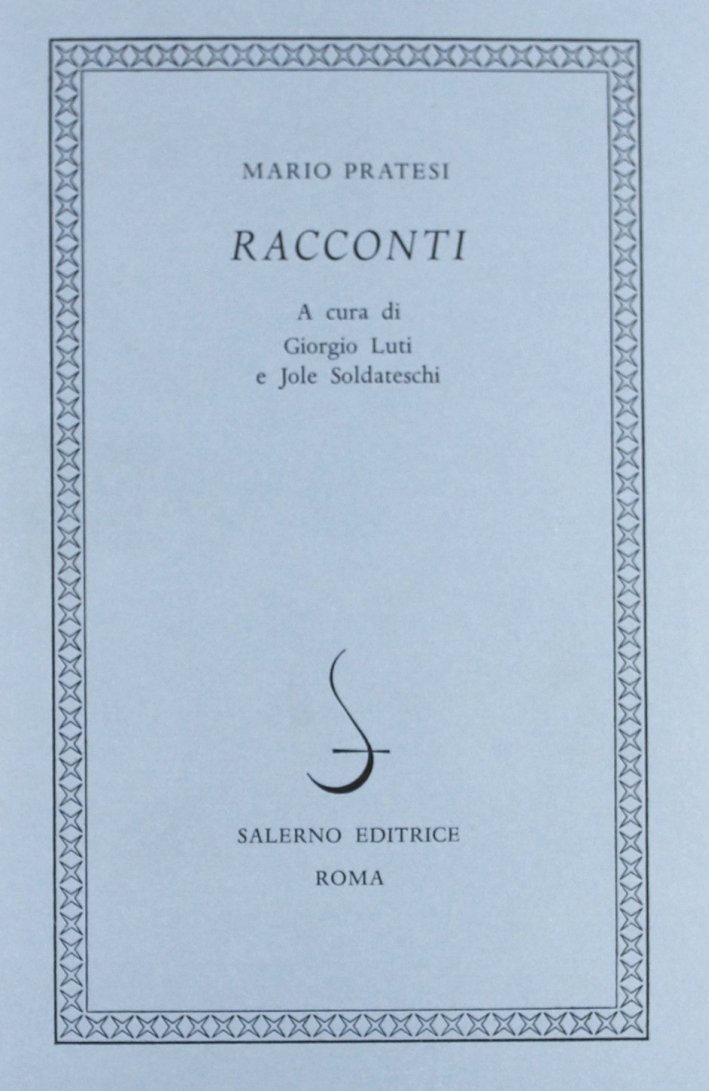 Racconti, Roma, Salerno Editrice, 1979