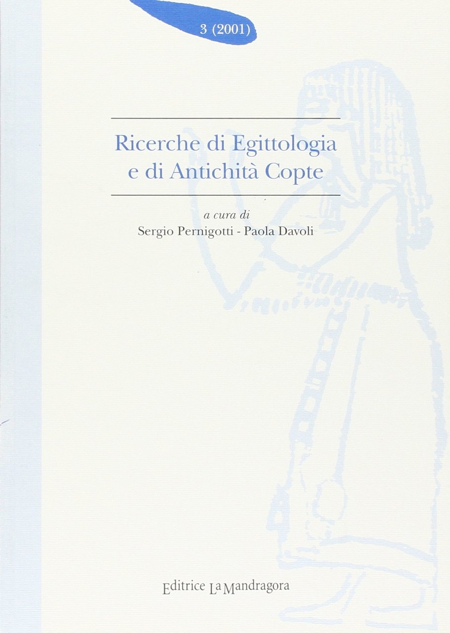 Ricerche di egittologia e di antichità copte, Imola, Edizioni La … | Immagine principale