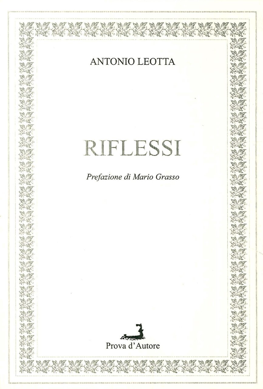 Riflessi, Catania, Prova d'Autore, 2017