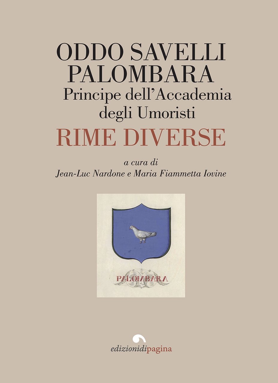 Rime diverse, Bari, Edizioni di Pagina, 2019 | Immagine principale