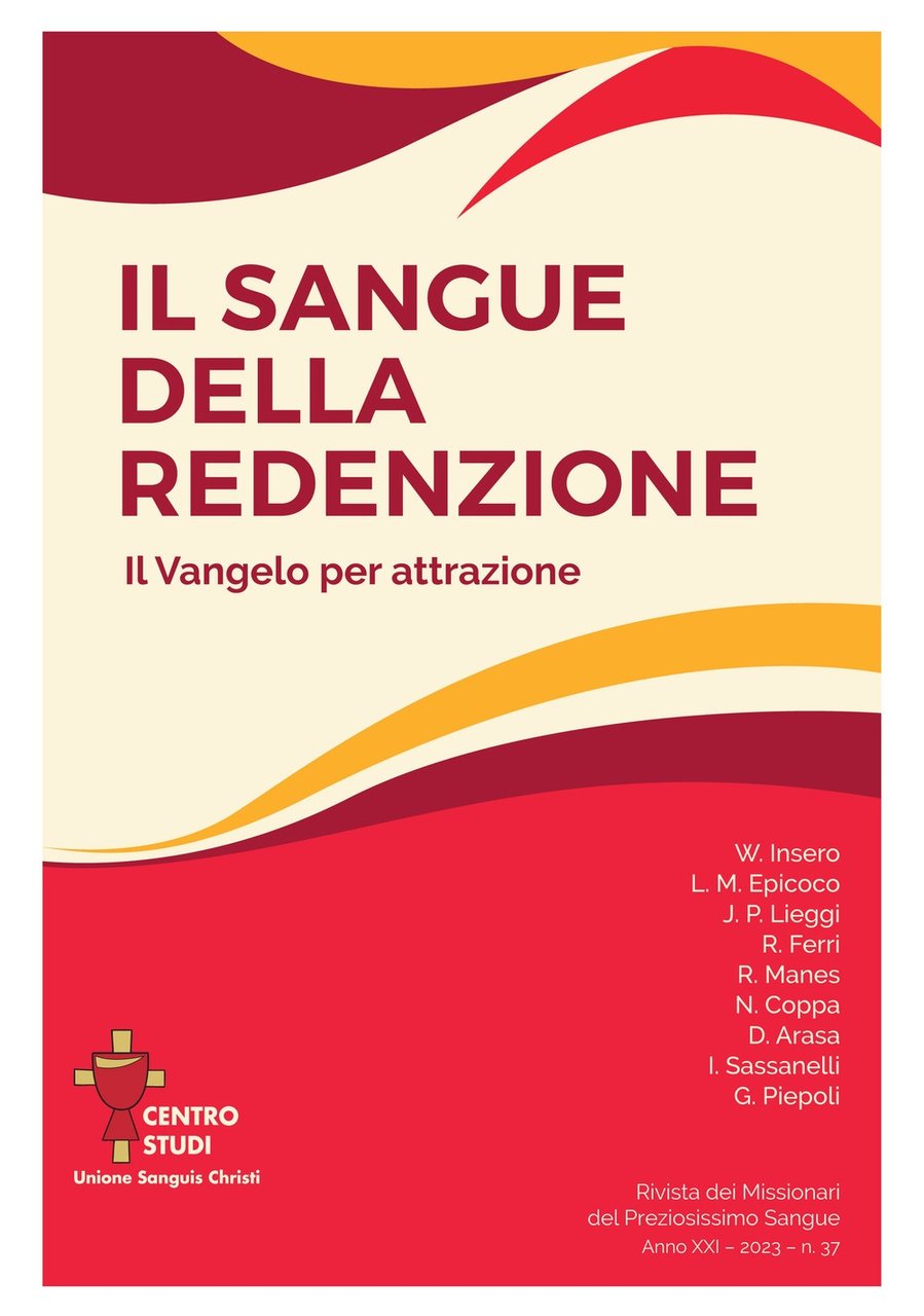 Rivista dei Missionari del Preziosissimo Sangue (2023). Vol. 37: Il …